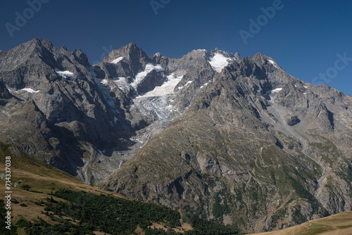 Mountain scenery in the French Alps