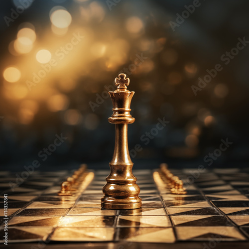 chess on the chessboard