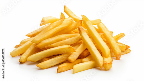 French Fries Isolated on white Background