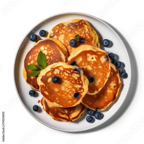 Delicious Plate of Blueberr...