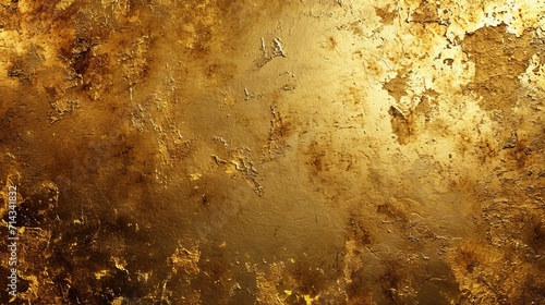 Gold background with grunge texture
