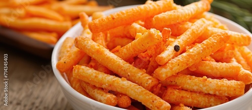 Delicious snacks made with cheesy fingers.