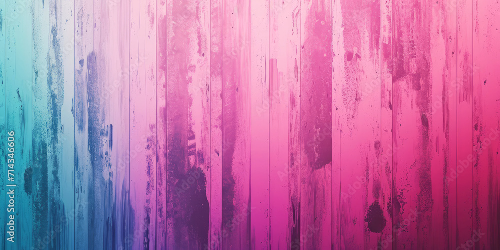 Dripping paint in pink and blue gradient on a wall background. Dripping paint in pink and blue gradient on a wall background.