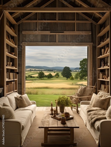 Rustic Barn and Farmland Views  Harvest Home Honored at Farmhouse