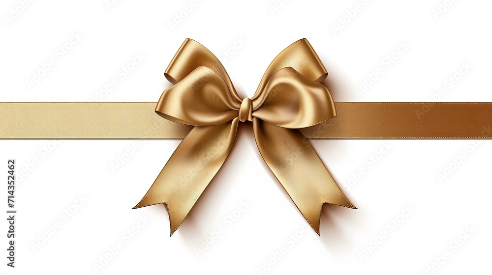 Yellow ribbon on white background Yellow ribbon on white background