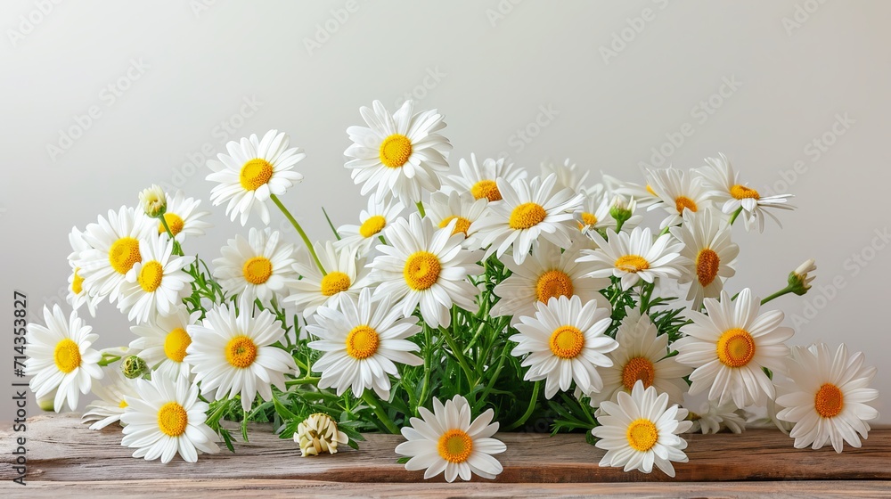 Daisies on a neutral background Daisies on a neutral background