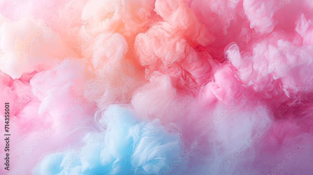Fototapeta premium Cotton candy background
