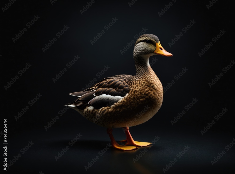 Mallard on Ebony Mallard on Ebony