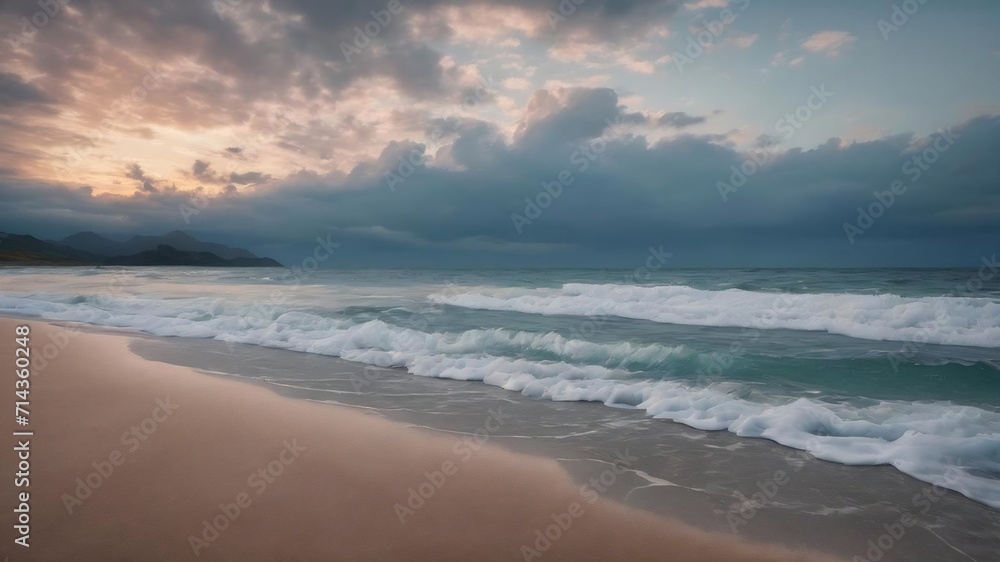 Fototapeta premium Empty sea and beach background