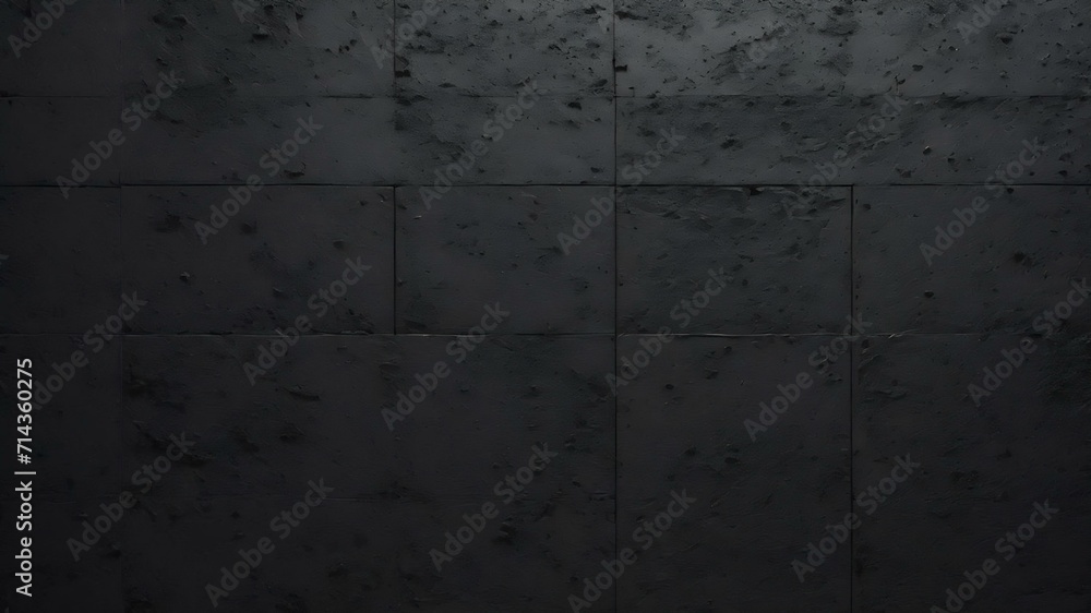 Obraz premium Black concrete wall