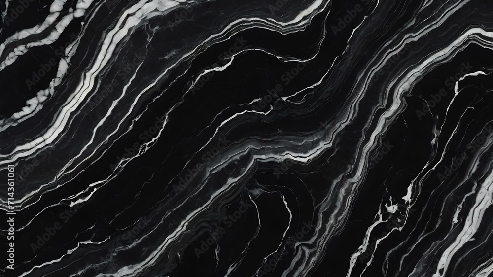 Obraz premium Black marble patterned texture background. marble of thailand, abstract natural marble black and white for design.