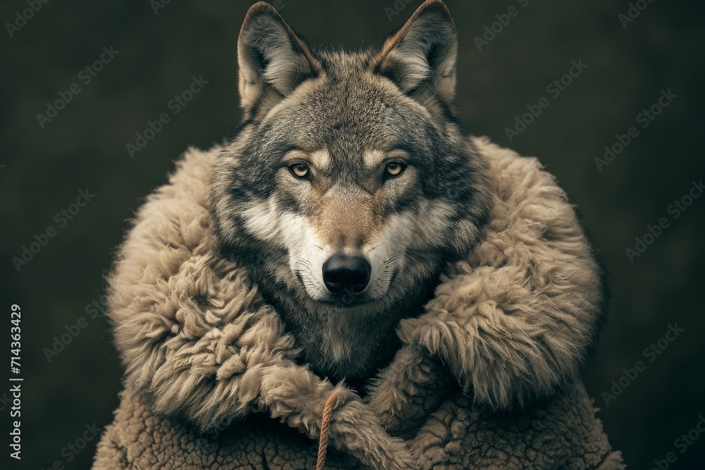 Amidst the snowy landscape, a majestic mammal stands tall, its fur coat glimmering in the sunlight, embodying the wild spirit of a wolf, with hints of its domesticated canine cousin Amidst the snowy landscape, a majestic mammal stands tall, its fur coat glimmering in the sunlight, embodying the wild spirit of a wolf, with hints of its domesticated canine cousin