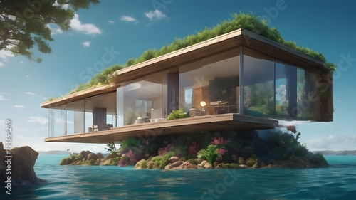 Home in water Background Very cool
