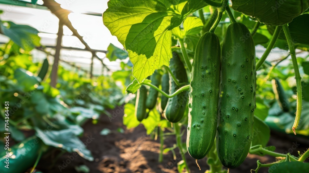 The cultivation and production of cucumber, a successful harvest. The cultivation and production of cucumber, a successful harvest.
