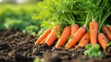 The cultivation and production of Carrots, a successful harvest.