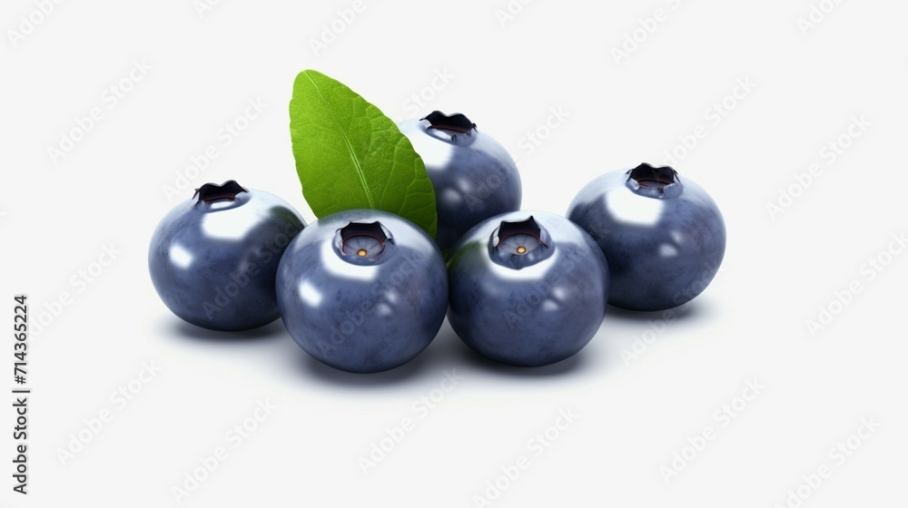 blueberries fruit icon isolated on transparent back Ai Generative blueberries fruit icon isolated on transparent back Ai Generative