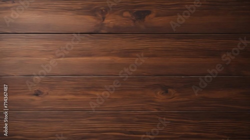 Dark brown wood table