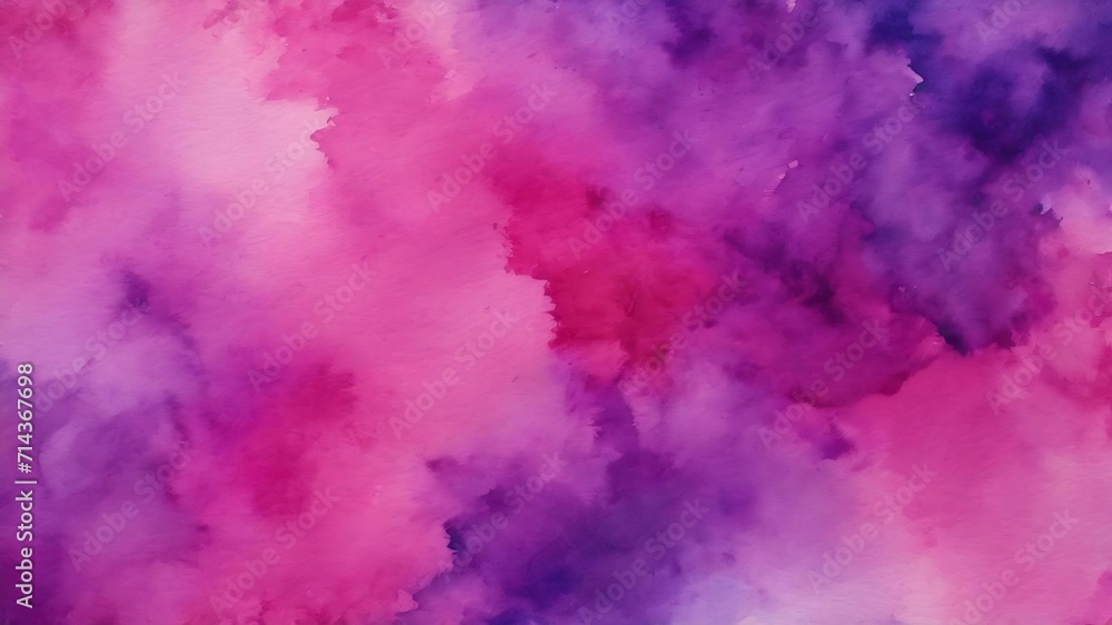 Purple and pink watercolor texture background