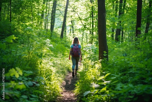 A walk in nature and describe the sounds scents