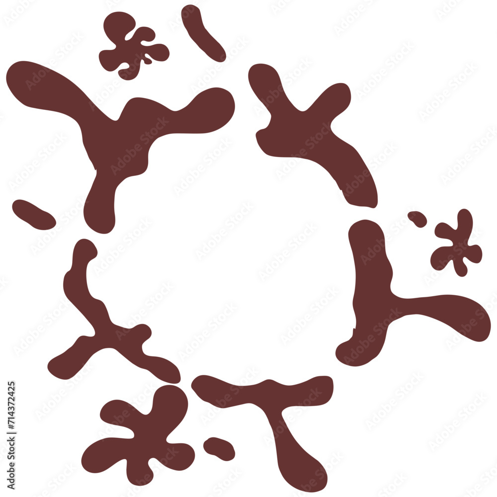Chocolate splash vector background Chocolate splash vector background