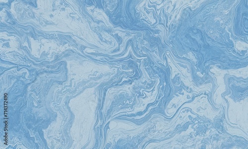 wall marbled texture blue color background © Rizaldy