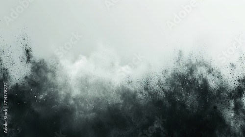 Striking black background with ethereal white smoke gracefully floating  creating a mesmerizing and mysterious atmosphere