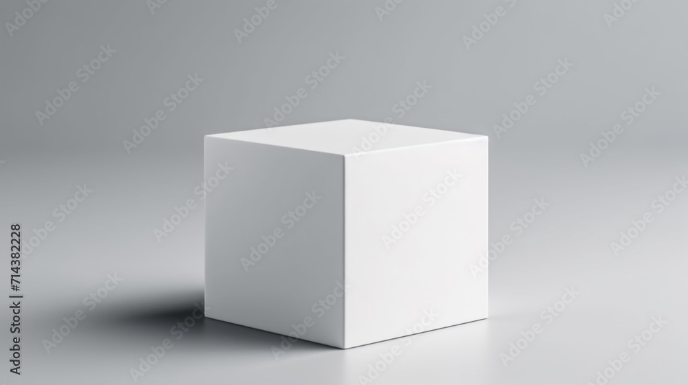 Blank White Box Product Mockup Blank Mockup for display Ai Generative Blank White Box Product Mockup Blank Mockup for display Ai Generative