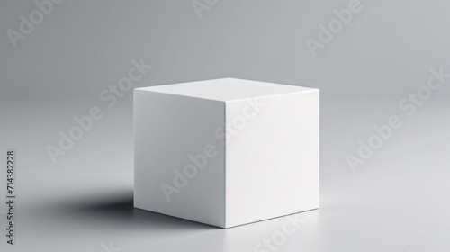 Blank White Box Product Mockup Blank Mockup for display Ai Generative © Lucky