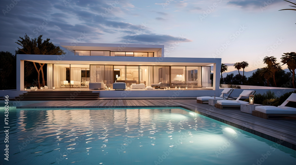 Modern villa with a private infinity pool Modern villa with a private infinity pool