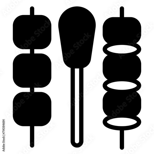 sate icon, glyph icon style