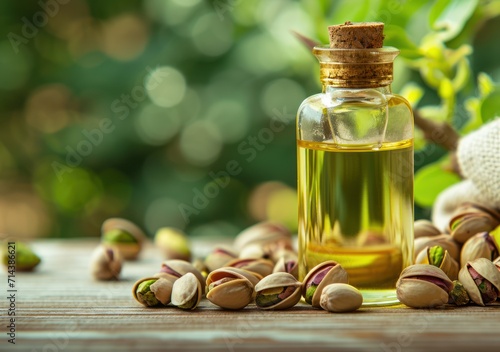 pistachios and oil