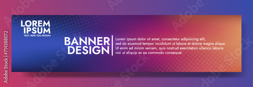 Abstract orange blue banner color with a unique wavy design. It is ideal for creating eye catching headers, promotional banners, and graphic elements with a modern and dynamic look.