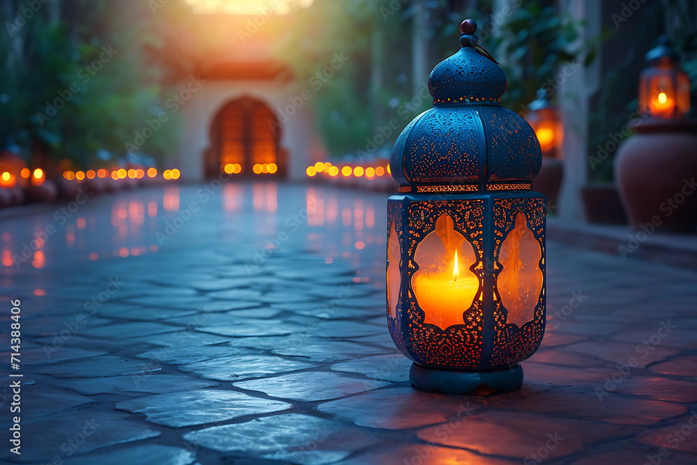 Arabic lantern of Ramadan celebration Arabic lantern of Ramadan celebration