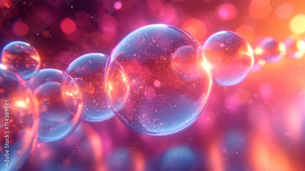 abstract colorful background with spheres abstract colorful background with spheres
