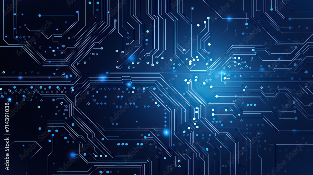 Circuit technology background with high-tech digital data connection system, cyber circuit future technology concept background. computer electronic design