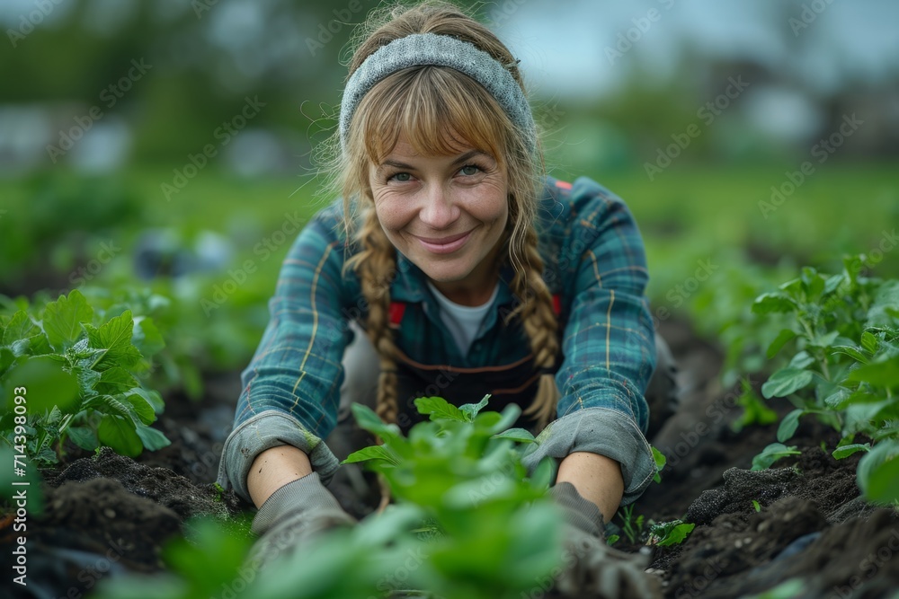 portrait of a young female farmer
portrait of a young female farmer