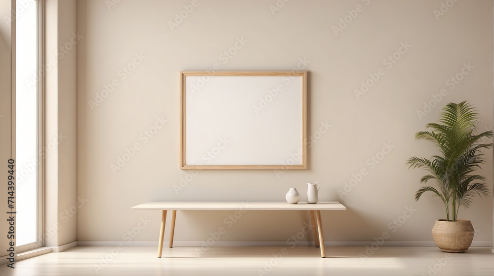 empty room with a frame empty room with a frame