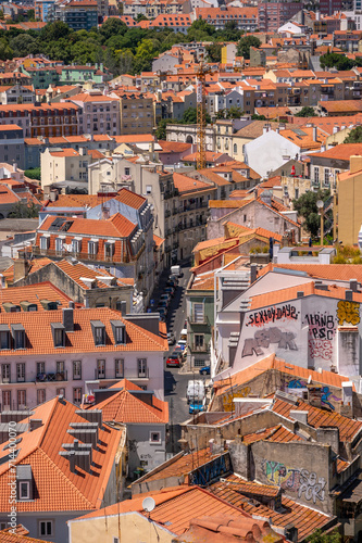 Beautiful views and architecture in Lisbon's old city.