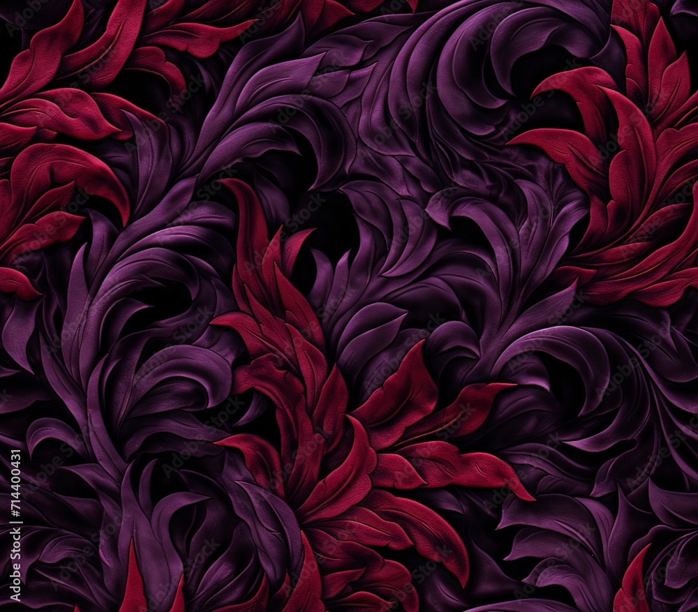 Velvet Burnout, Fabric Pattern, Seamless Pattern. Velvet Burnout, Fabric Pattern, Seamless Pattern.