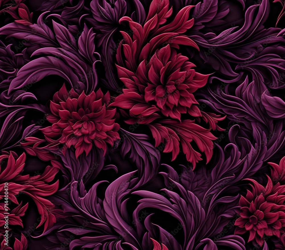 Velvet Burnout, Fabric Pattern, Seamless Pattern. Velvet Burnout, Fabric Pattern, Seamless Pattern.