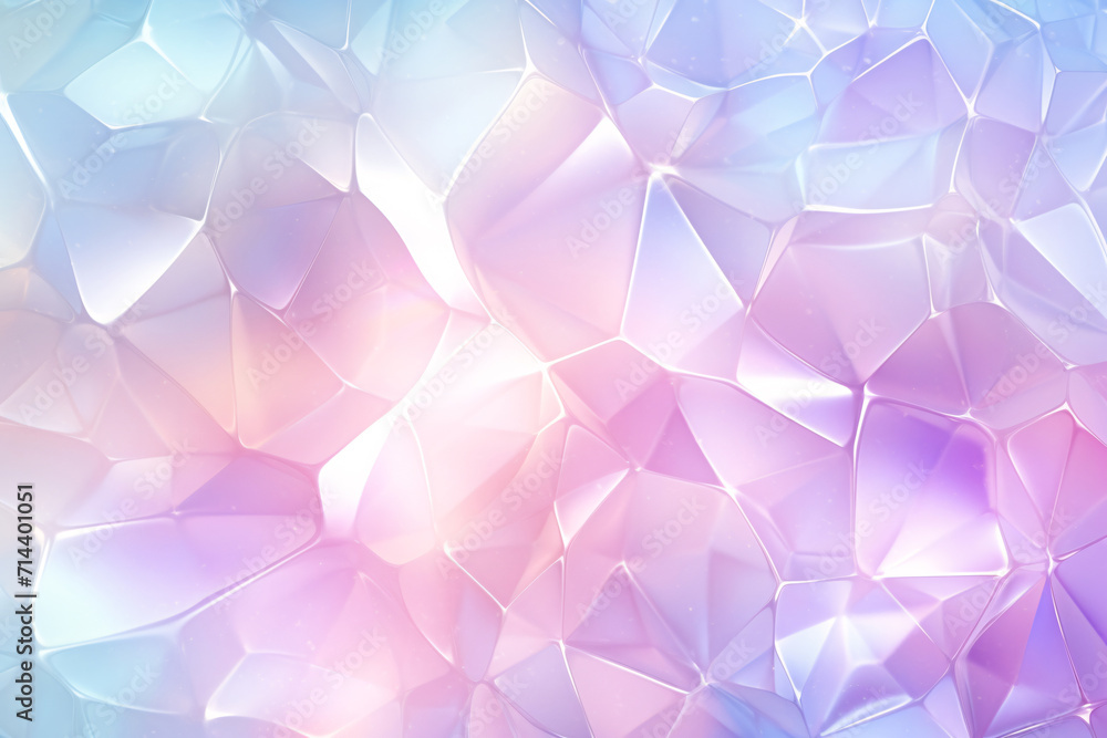 Fototapeta premium .3D Pastel Polygon Glitter Background