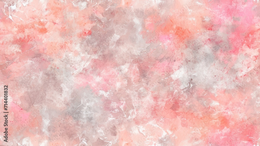 Obraz premium a very pretty pink and white wallpaper with a lot of pink and white paint splattered on it's side and a light pink and white background.
