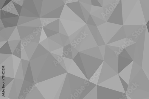 Gray abstract polygon background vector image