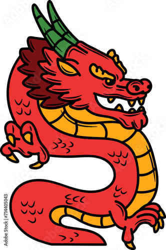 Chinese Dragon Illustration