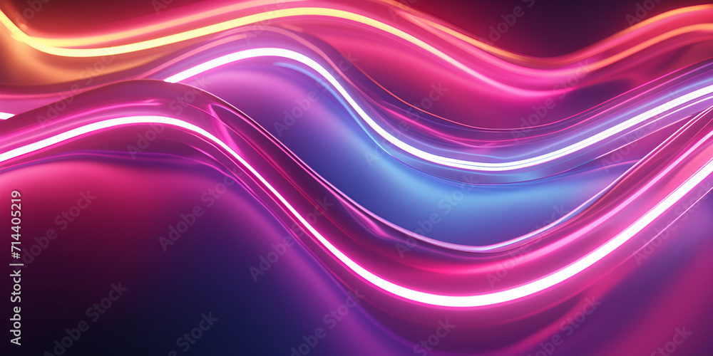 Futuristic, radiant, Dynamic illustration of pink and blue glowing wavy neon wallpaper , colors of energy, courage and love Futuristic, radiant, Dynamic illustration of pink and blue glowing wavy neon wallpaper , colors of energy, courage and love