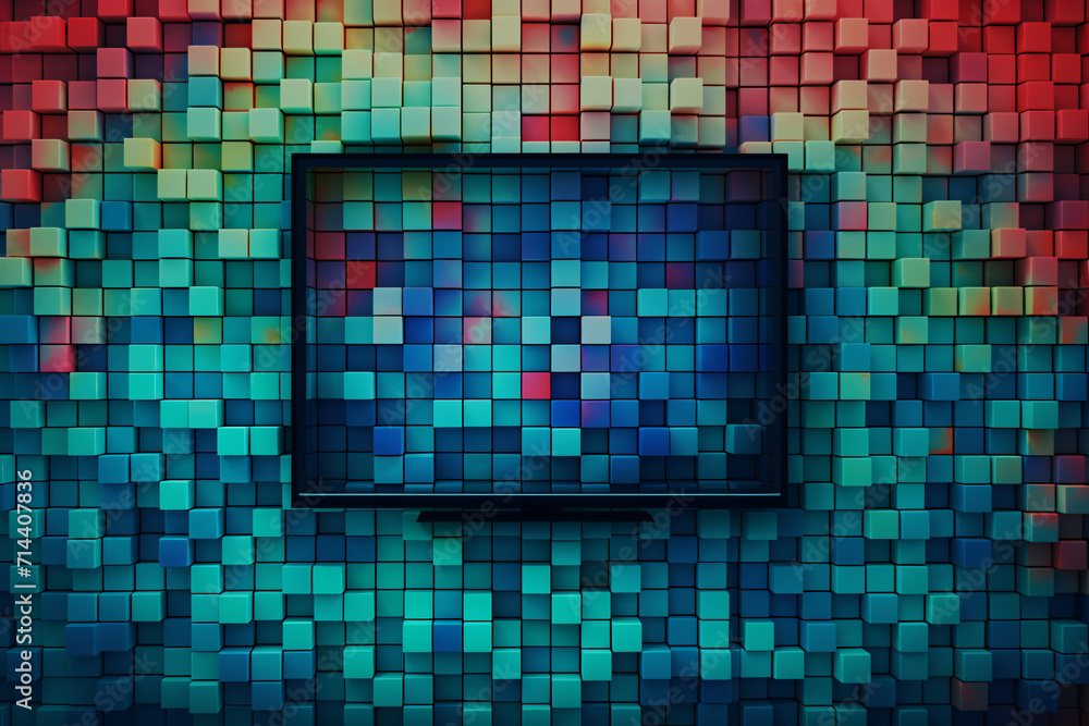Tileable TV Static Noise Pattern. Abstract Glitch Art Tileable TV Static Noise Pattern. Abstract Glitch Art