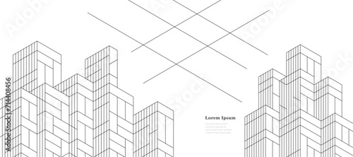 幾何学 抽象 建築 テクノロジー ビジネス 背景