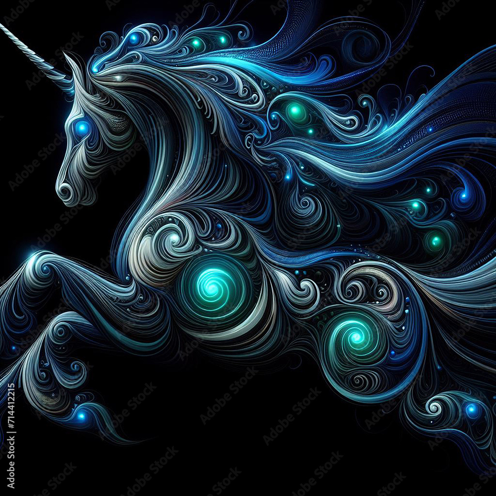 A fantasy horse Ai generated art