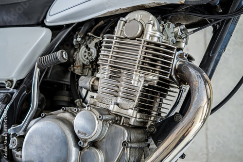 バイクのエンジン部分