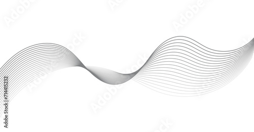 abstract flowing wavy lines background